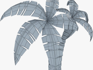 palm tree v 4 Modèle 3D