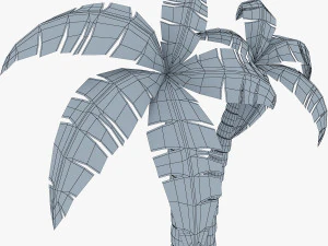 palm tree v 4 3D Model