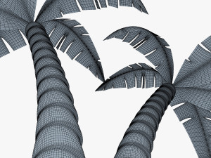 palm tree v 4 Modèle 3D