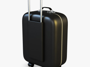 suitcase black v 1 3D Model