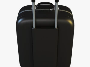 suitcase black v 1 3D Model