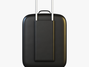 suitcase black v 1 3D Model