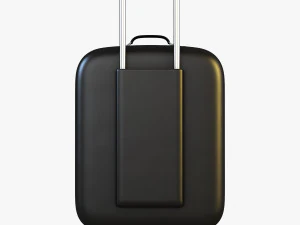 suitcase black v 1 3D Model