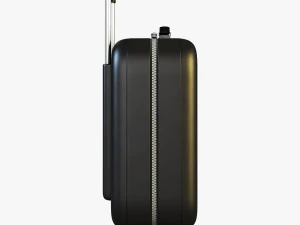suitcase black v 1 3D Model