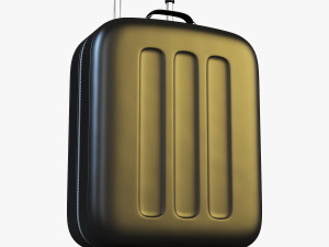 suitcase black v 1 3D Model