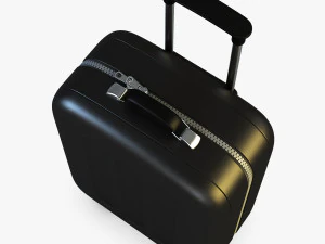 suitcase black v 1 3D Model