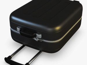 suitcase black v 1 3D Model