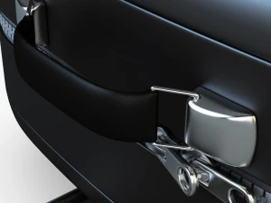 suitcase black v 1 3D Model