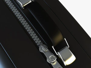 suitcase black v 1 3D Model