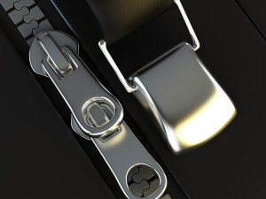 suitcase black v 1 3D Model