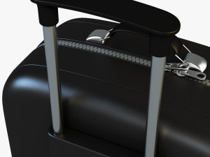 suitcase black v 1 3D Model