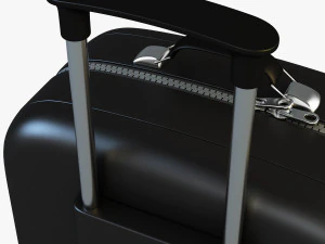 suitcase black v 1 3D Model