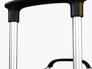 suitcase black v 1 3D Model