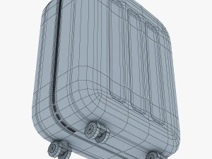 suitcase black v 1 3D Model