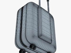 suitcase black v 1 3D Model