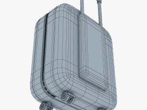 suitcase black v 1 3D Model