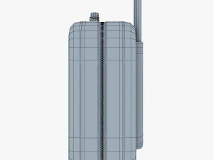 suitcase black v 1 3D Model