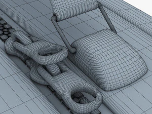 suitcase black v 1 3D Model