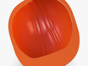 hard hat orange v 1 3D Model