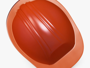 hard hat orange v 1 3D Model