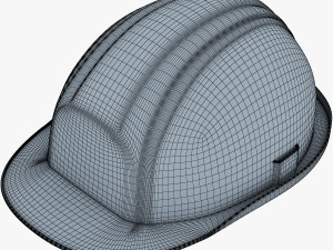 hard hat orange v 1 3D Model
