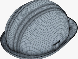 hard hat orange v 1 3D Model