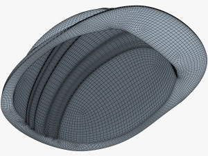 hard hat orange v 1 3D Model