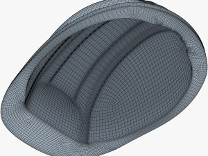 hard hat orange v 1 3D Model