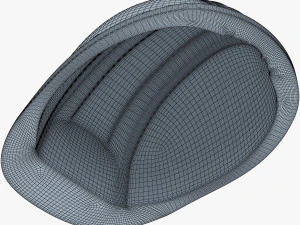 hard hat orange v 1 3D Model