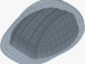 hard hat orange v 1 3D Model