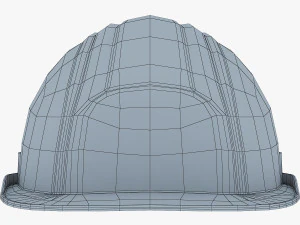 hard hat orange v 1 3D Model