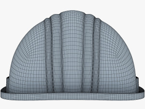 hard hat orange v 1 3D Model