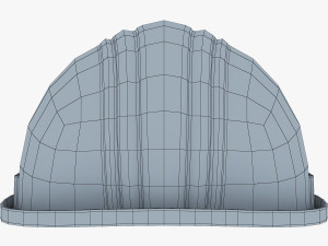 hard hat orange v 1 3D Model