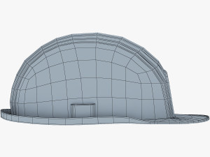 hard hat orange v 1 3D Model