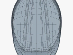 hard hat orange v 1 3D Model