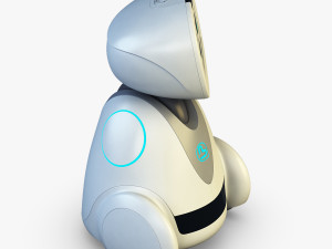 buddy robot white v 1 3D Model