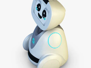 buddy robot white v 1 3D Model