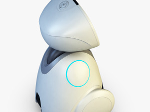 buddy robot white v 1 3D Model