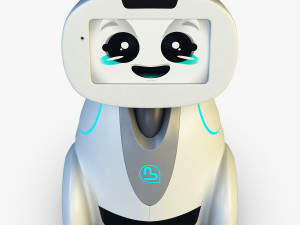 buddy robot white v 1 3D Model
