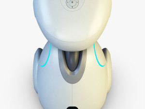 buddy robot white v 1 3D Model