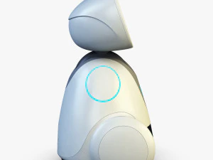 buddy robot white v 1 3D Model