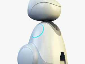 buddy robot white v 1 3D Model