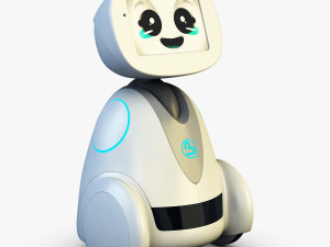 buddy robot white v 1 3D Model