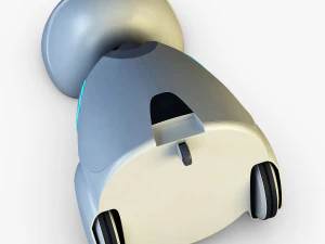 buddy robot white v 1 3D Model