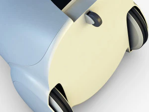 buddy robot white v 1 3D Model