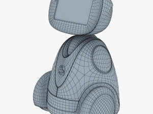 buddy robot white v 1 3D Model