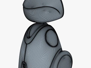 buddy robot white v 1 3D Model