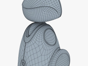 buddy robot white v 1 3D Model