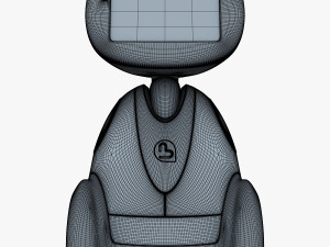 buddy robot white v 1 3D Model