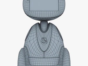 buddy robot white v 1 3D Model